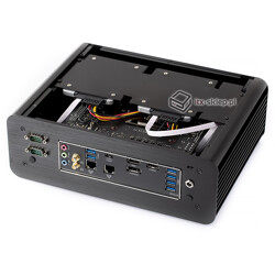 Komputer przemysłowy Fanless Core i3-8100T 3,1GHz 2xLAN 16GB SSD 128GB i3-Z370-SSD128-1-WiFi