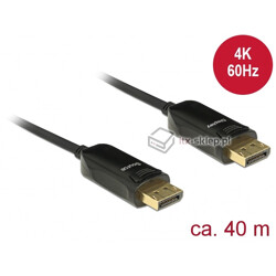 Kabel optyczny DisplayPort 1.2 męski - męski 4K 60Hz 40m Delock 85522