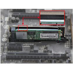 Adapter riser PCI Express x4 - 1x NVMe M.2 Key M Serwer 1U Delock 89929