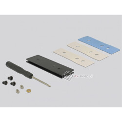 Adapter riser PCI Express x4 - 1x NVMe M.2 Key M Serwer 1U Delock 89929