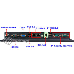 Dotykowy komputer panelowy fanless 10.4