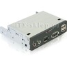 Multipanel 3,5" eSATAp/USB 2.0/FireWire/HD-Audio