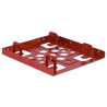 Aluminiowa ramka montażowa do dysku 2x 2,5" - 3,5" Delock 21334 kolor czerwony