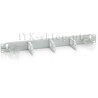 Organizer kabli 19" 1U 5 uchwytów szary