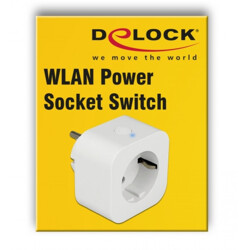 Przełącznik gniazda zasilania 230V WLAN MQTT Domoticz Alexa Delock 11826