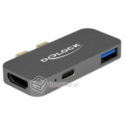 Stacja dokująca MacBook Pro 5K 2x Thunderbolt USB Power Delivery Delock 87739