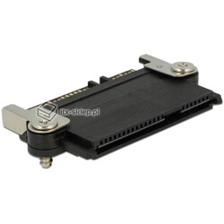 Złącze do dysku SATA NSS Non Scratch SATA z metalowym zatrzaskiem Delock 65695