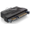 Adapter SATA 22pin męski  Slim SATA 13pin żeński Delock 65156