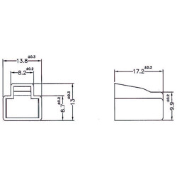 Zaślepka przeciwkurzowa wtyku LAN RJ45 żeńska przezroczysta Delock 64016