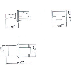 Zaślepka przeciwkurzowa gniazda LAN RJ45 męska z uchwytem czarna Delock 64020