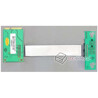 Elastyczny Riser card Mini PCI Express  PCI Express x1 lewy dla płyt mini-ITX 9cm