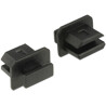 Zaślepka przeciwkurzowa gniazda mini Displayport męska z uchwytem czarna Delock 64026