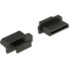 Zaślepka przeciwkurzowa gniazda HDMI mini-C męska z uchwytem czarna Delock 64027