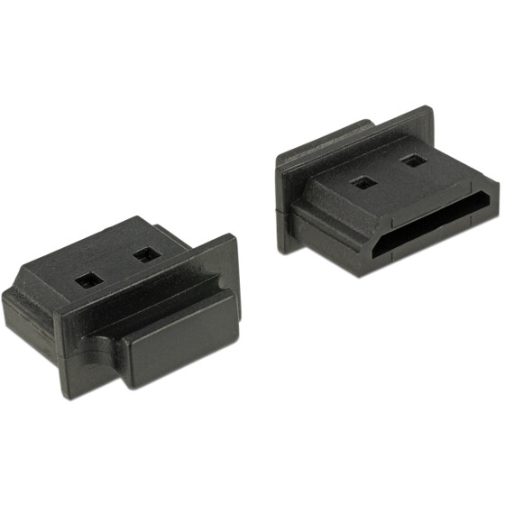 Zaślepka przeciwkurzowa gniazda HDMI-A męska z uchwytem czarna Delock 64029