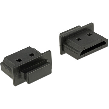 Zaślepka przeciwkurzowa gniazda HDMI-A męska z uchwytem czarna Delock 64029
