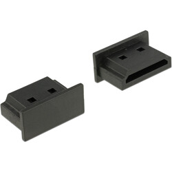 Zaślepka przeciwkurzowa gniazda HDMI-A męska bez uchwytu czarna Delock 64030