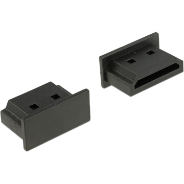 Zaślepka przeciwkurzowa gniazda HDMI-A męska bez uchwytu czarna Delock 64030