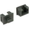 Zaślepka przeciwkurzowa gniazda FireWire 1394A 6pin męska z uchwytem szara Delock 64032