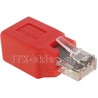 Adapter krosujący crossover RJ45 RJ-45 męski-żeński Delock 65025