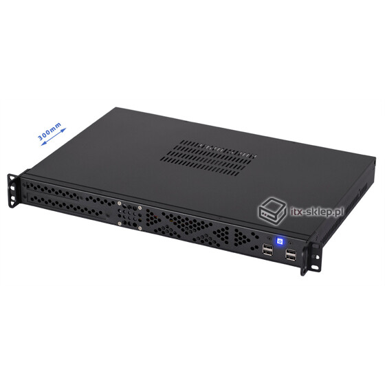 Obudowa uniwersalna mini-ITX 19" Rack 1U Delta-R1U-ITX-300-1