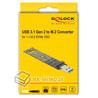 Adapter do dysku M.2 NVMe na USB 3.1 Delock 64069