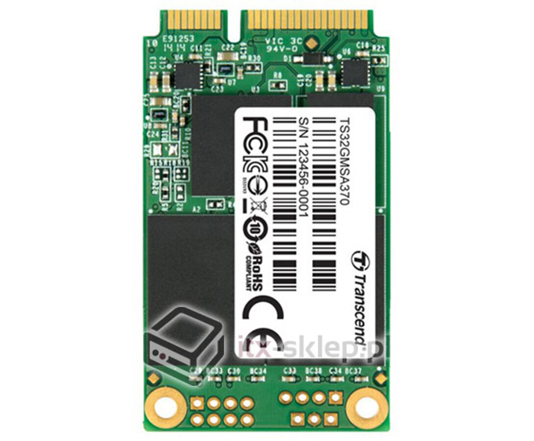Transcend 64GB mSATA3 560/310 MB/s TS64GMSA370 - ITX-Sklep.pl