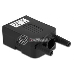 Adapter terminal VGA żeński w obudowie 10pin raster 3,81 mm