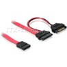 Kabel SATA Slimline(F) +zasilanie SATA  SATA(F) Delock 84418