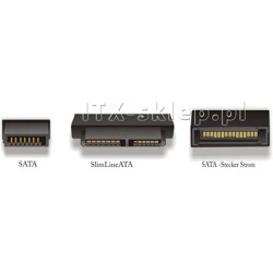 Kabel SATA Slimline(F) +zasilanie SATA  SATA(F) Delock