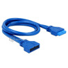 Przedłużacz USB 3.0 wewnętrzny 19pin M-F męsko-żeński 5Gbps 45cm