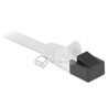 Zaślepka przeciwkurzowa wtyku LAN RJ45 żeńska czarna Delock 86470