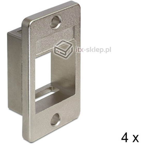 Uchwyt Keystone do skrzynek komplet 4 sztuk Delock 86413