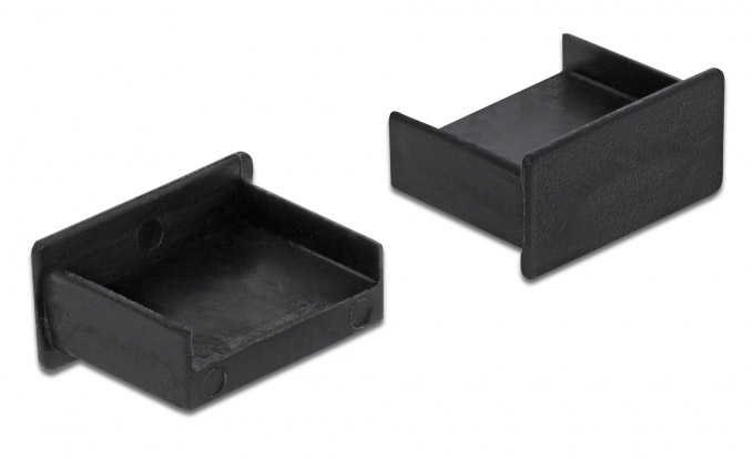 Zaślepka przeciwkurzowa gniazda USB Typ-A męska bez uchwytu czarna Delock 64102