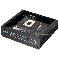 Komputer przemysłowy fanless 9. generacji Core i5-9500T 2,2GHz 2xLAN 8GB M.2 SSD 128GB i3-H310-SSD128