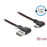 Kabel EASY-USB 2.0-A USB Typ-C M-M 50cm Delock 85280
