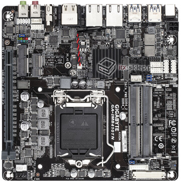 Gigabyte GA-IMB410TN Thin mini-ITX H410 Comet Lake LGA1200 3x HDMI 2xLAN 12-24V DC