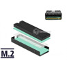 Radiator odbiornik ciepła do dysku M.2 SSD 2280 Delock 18353