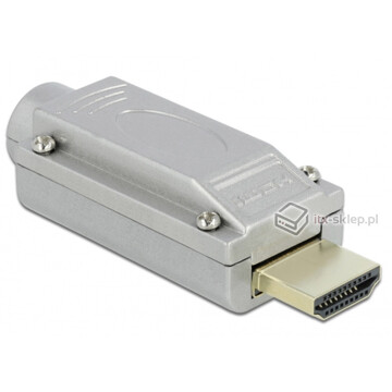 Adapter terminal HDMI w metalowej obudowie męski raster 3,81 mm