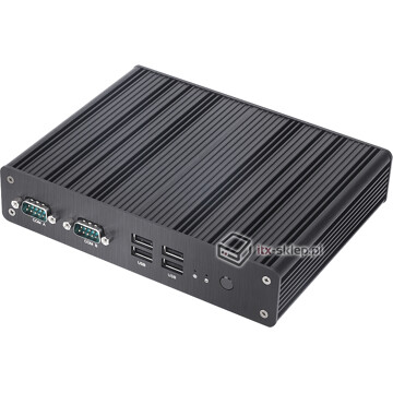 Komputer przemysłowy Fanless Intel Celeron N3450 4x2,2GHz 2xLAN 2xCOM SSD 128GB Delta-N3450-SSD128