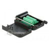 Adapter terminal RS-232 w obudowie żeński Sub-D 15pin raster 3,81 mm