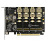 Kontroler PCI-Express x16 - 4x M.2 do dysków NVMe Delock 89017