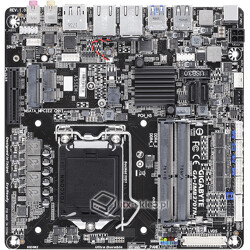 Gigabyte GA-IMB370TN Thin mini-ITX Q370 Coffee Lake LGA1151 2xLAN vPRO 12-24V DC