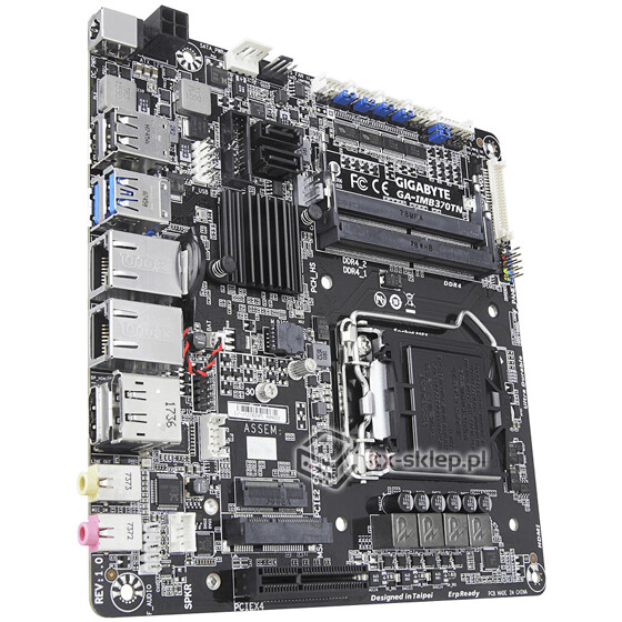 Gigabyte GA-IMB370TN Thin mini-ITX Q370 Coffee Lake LGA1151 2xLAN vPRO 12-24V DC