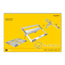 Regulowana podstawka pod tablet laptop IPad czytnik E-Book Delock 18415