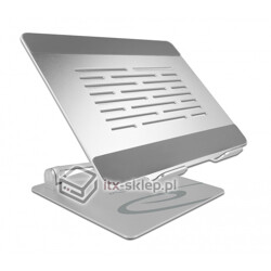 Aluminiowy stojak pod tablet laptop IPad z regulacją pochylenia Delock 18414