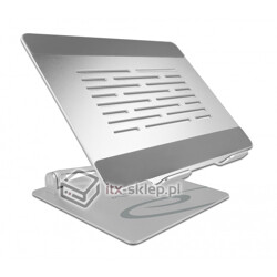 Aluminiowy stojak pod tablet laptop IPad z regulacją kąta Delock 18414