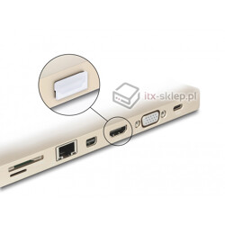 Zaślepka przeciwkurzowa gniazda HDMI-A męska przezroczysta Delock 64169