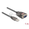 Adapter USB-A do 1x Serial RS-232 FTDI FT231XS Delock 61400