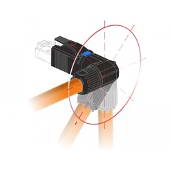 Wtyczka kątowa RJ-45 Cat.6 Delock 86295