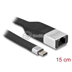 Adapter USB Typ-C do Gigabit LAN elastyczny FPC Delock 86936